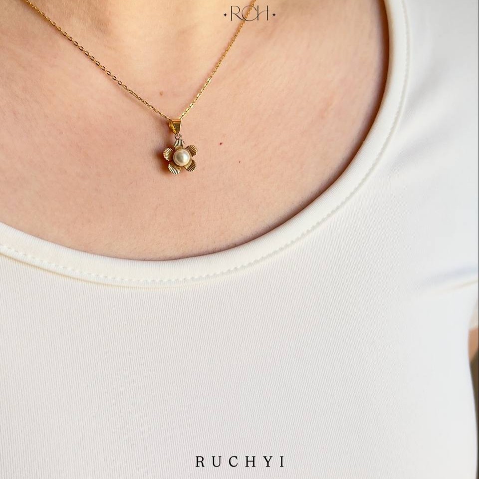 پلاک گل مرواریدی